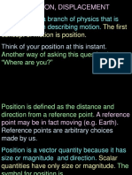 Positions Displacement