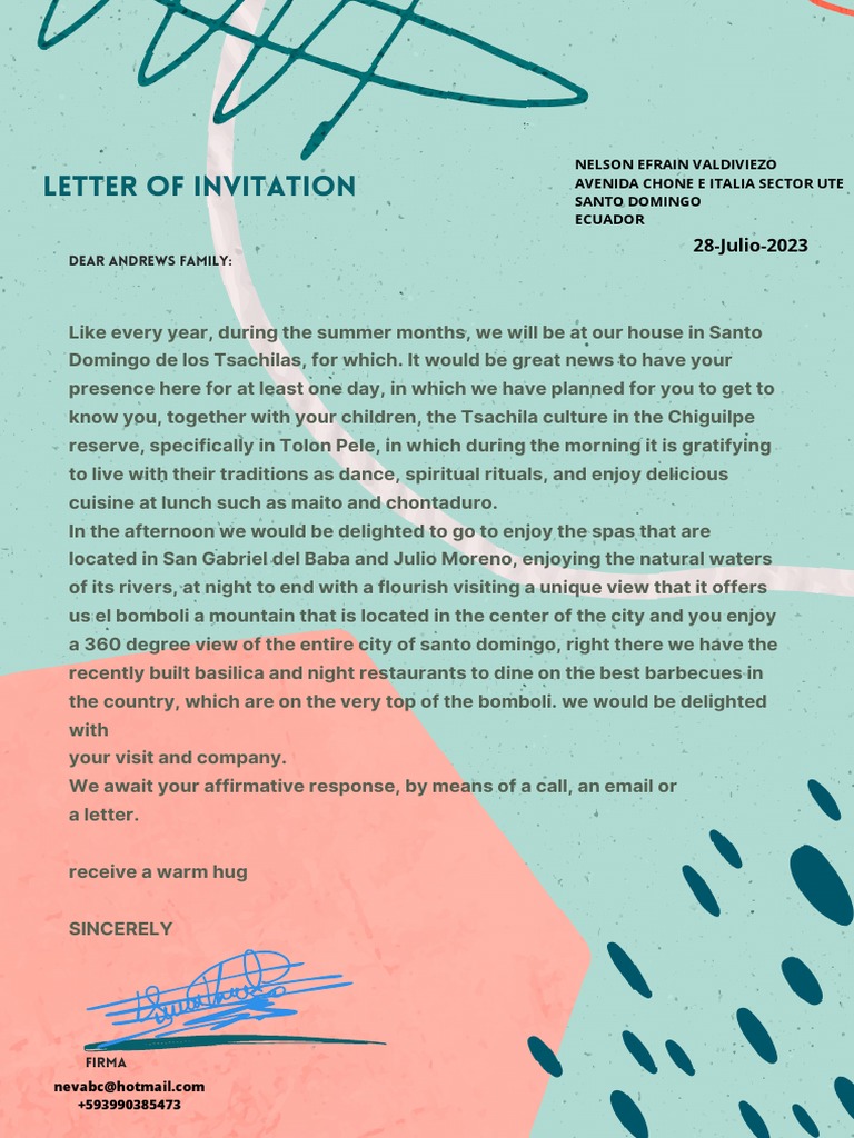 Carta de Invitacion Efrain Valdiviezo PDF