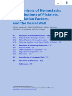 Mechanisms of Hemostasis - Contributions of Platelets, Coagulation Factors, and The Vessel Wall