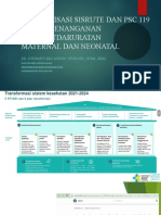 Optimalisasi Sisrute Dan PSC 119 Dalam Penanganan Kegawatdaruratan Maternal Dan Neonatal