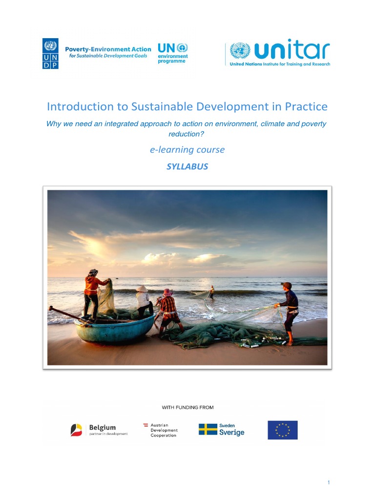 Intro to Sustainable Development Course | PDF | Sustainability | Poverty