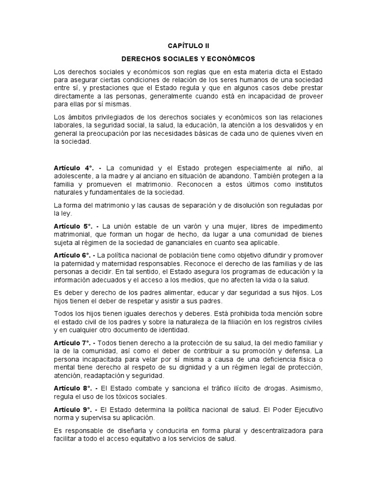 Derechos Sociales y Económicos Esenciales | PDF | Ciencias sociales ...