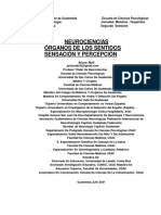 NEUROCIENCIAS. ÓRGANOS DE LOS SENTIDOS. SENSACIÓN Y PERCEPCIÓN 2023 .DR - Abril