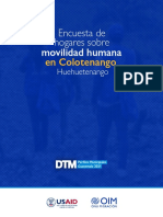 Encuesta Hogares Movilidad Humana Colotenango