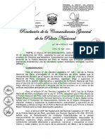 IDLPol - Directiva Que Regula La Intervención Del Personal PNP en Hechos Que Involucren Artefactos Explosivos