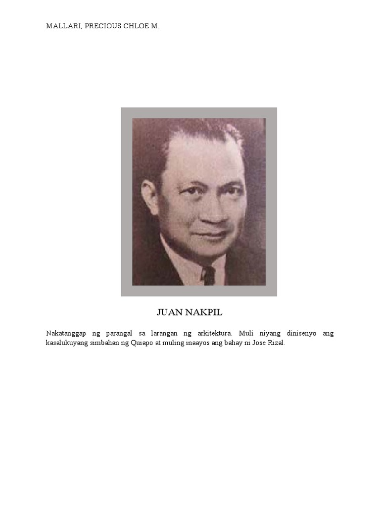 Juan Nakpil | PDF