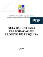 Guia Básico para Elaboração de Projeto de Pesquisa