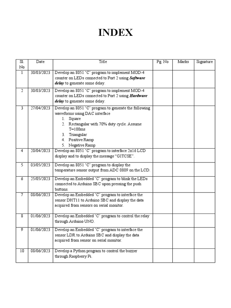 INDEX | PDF