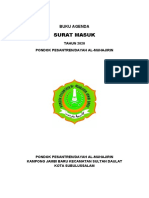 BUKU AGENDA Surat Masuk