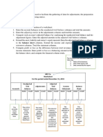 The Worksheet: Statement Columns. Total The Statement Columns