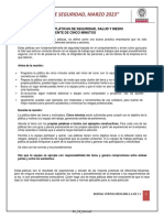 Pláticas de Seguridad Marzo 2023 B&I