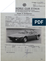 FIA Homologation - 3050 - Group - 3 Fiat X19 128AS 1290