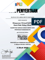 Sijil Penyertaan Himpunan Virtual Hepili 2023