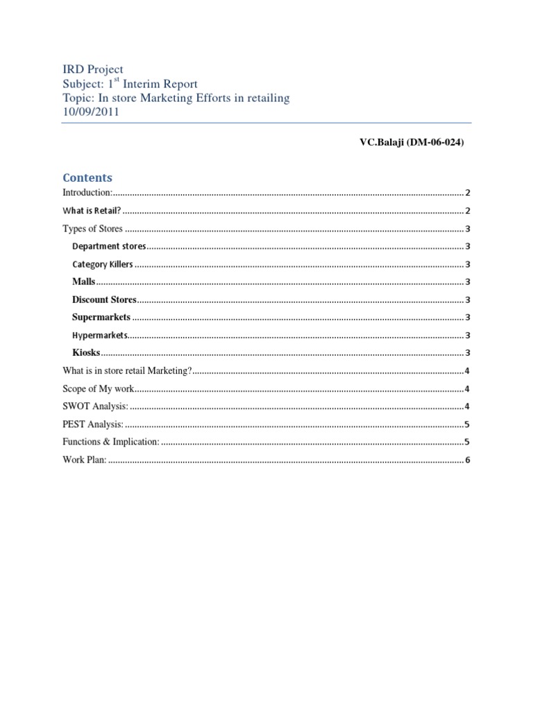 In-Store Marketing Strategies Analysis | PDF | Supermarket | Retail