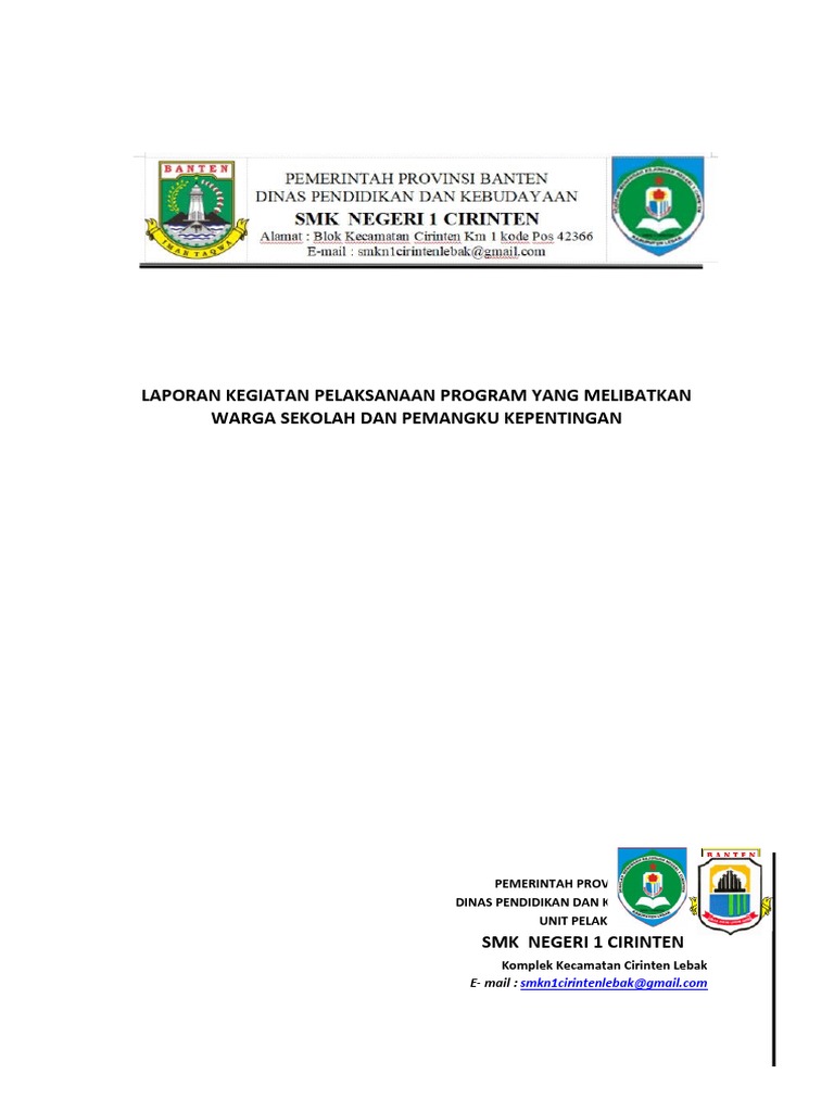Lap - Kegiatan Program SMKN1 CRT | PDF | Perjalanan | Seni