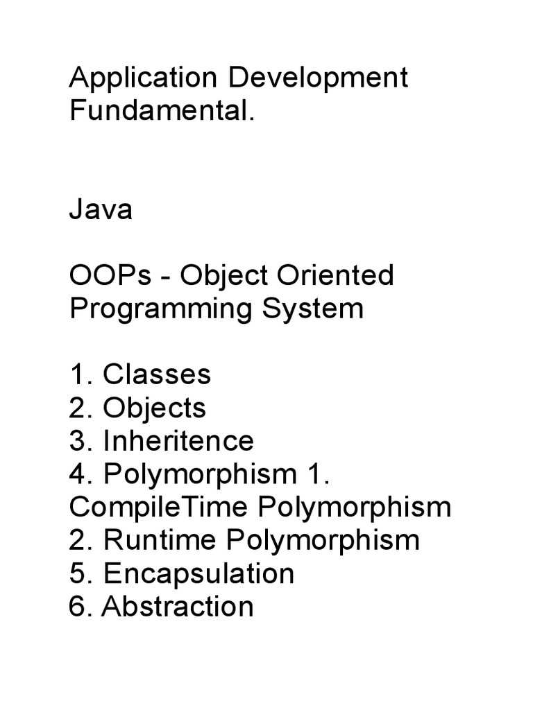 07 - OOPs Concept Explanation | PDF