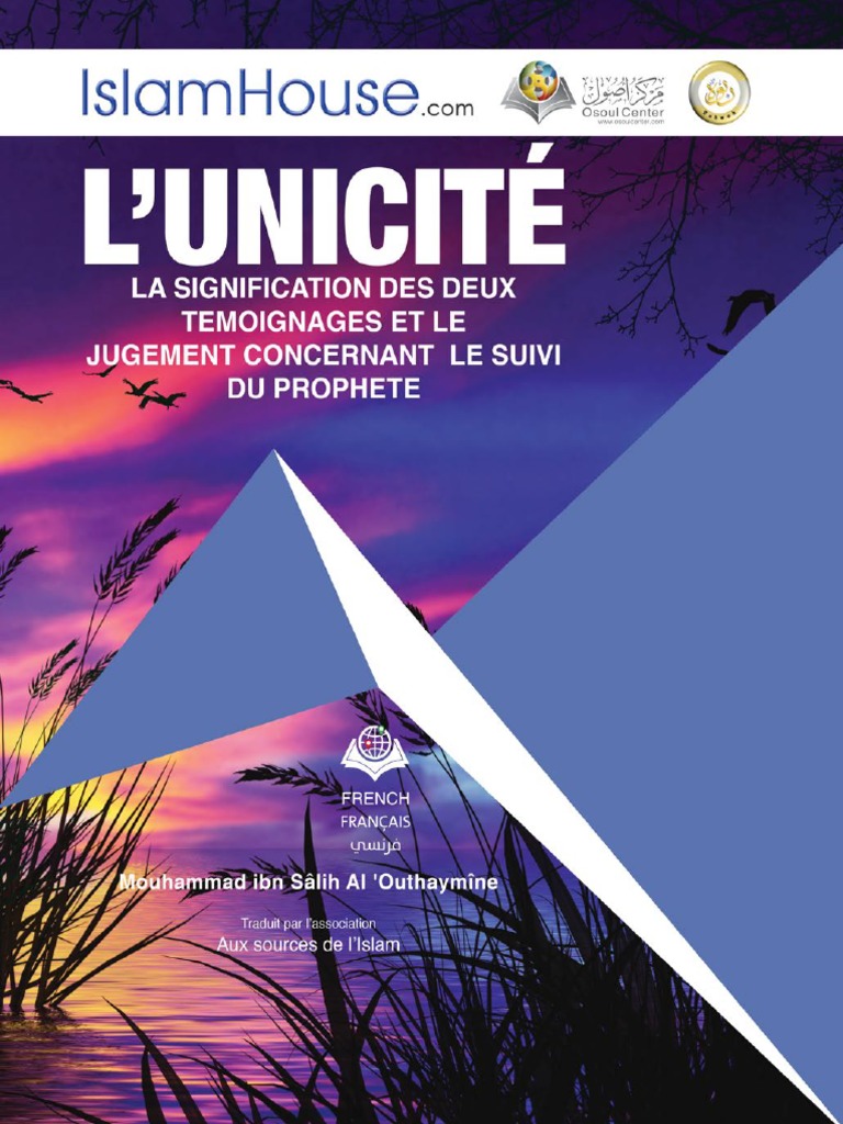 L'Unicité en Islam : At-Tawhid | PDF | Allah | Mahomet