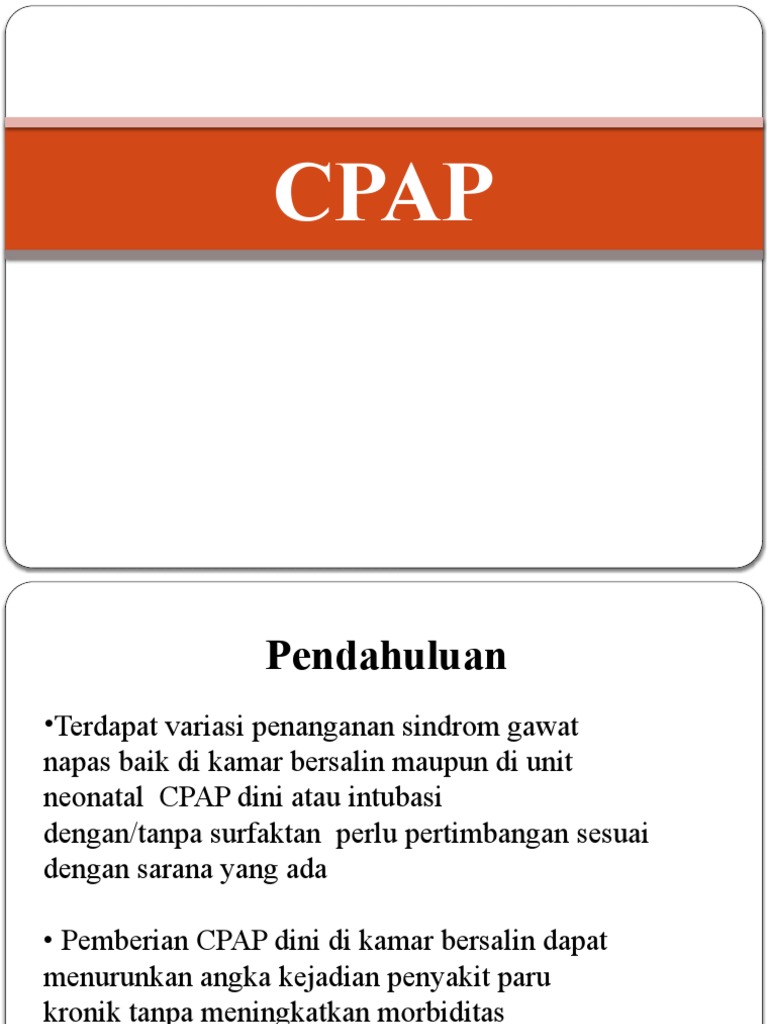 Panduan CPAP untuk Neonatus Prematur | PDF | Kesehatan Holistik