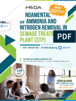 Fundamental of Ammonia and Nitrogen Removal in Sewage Treatment Plant (STP) Online Training With Form