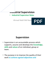 Industrial Supervision - Supervisor Roles 1
