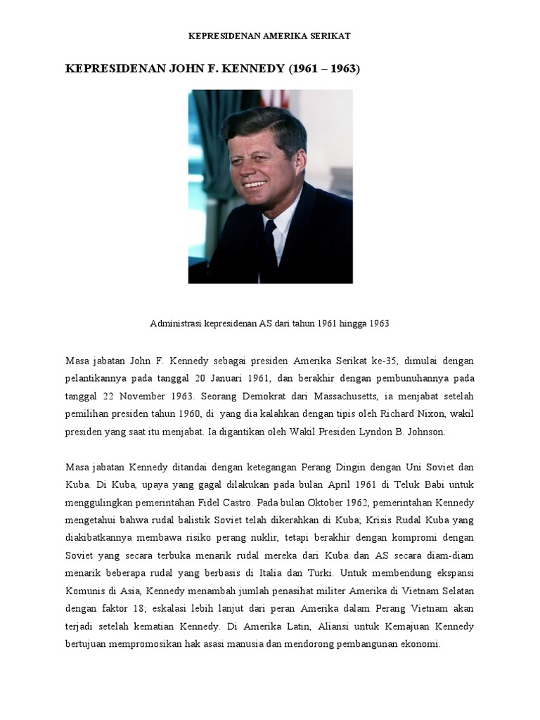 John F Kennedy Pdf