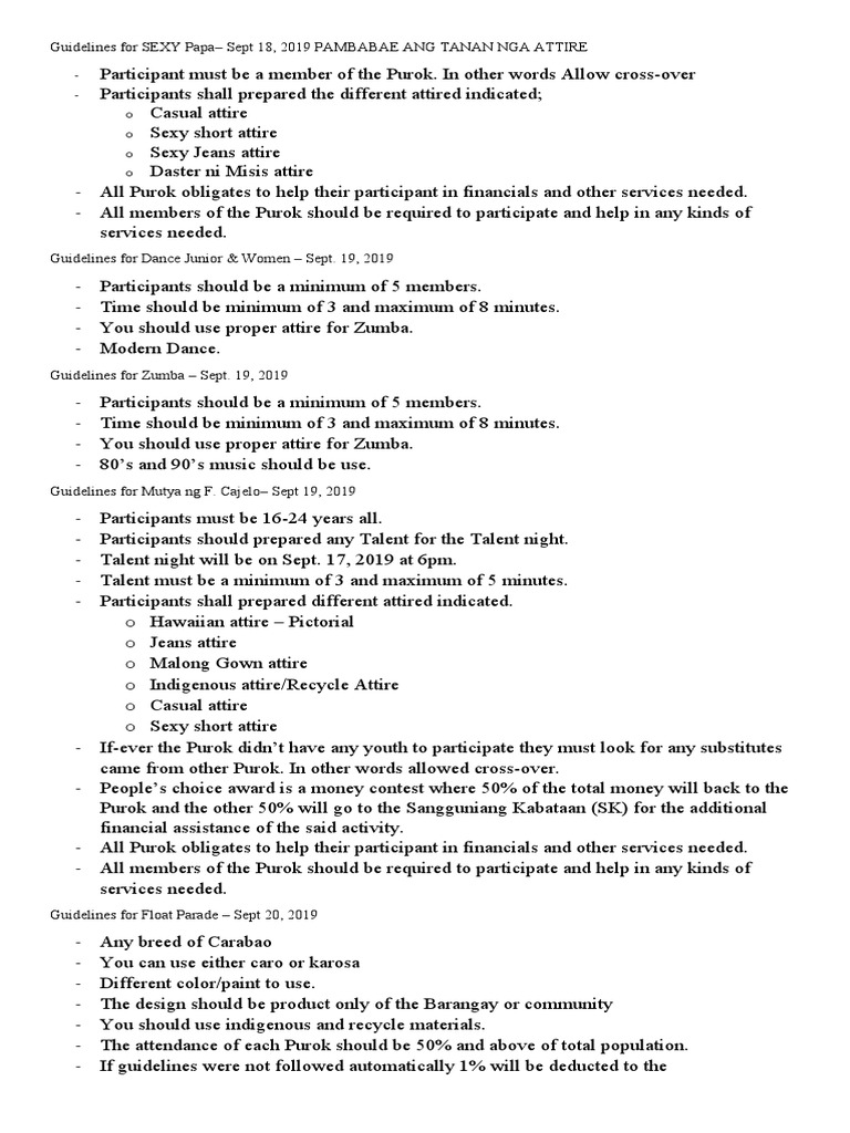 Float Parade Judging Criteria and Design | PDF