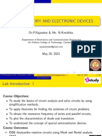 Circuit Lab Introduction I ECE - Partial Notes