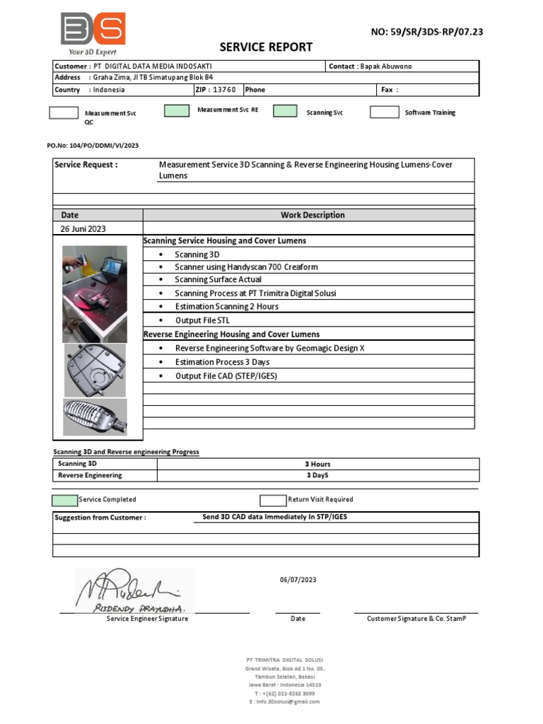 3D Scanning & Reverse Engineering Report | PDF | Computer Science ...