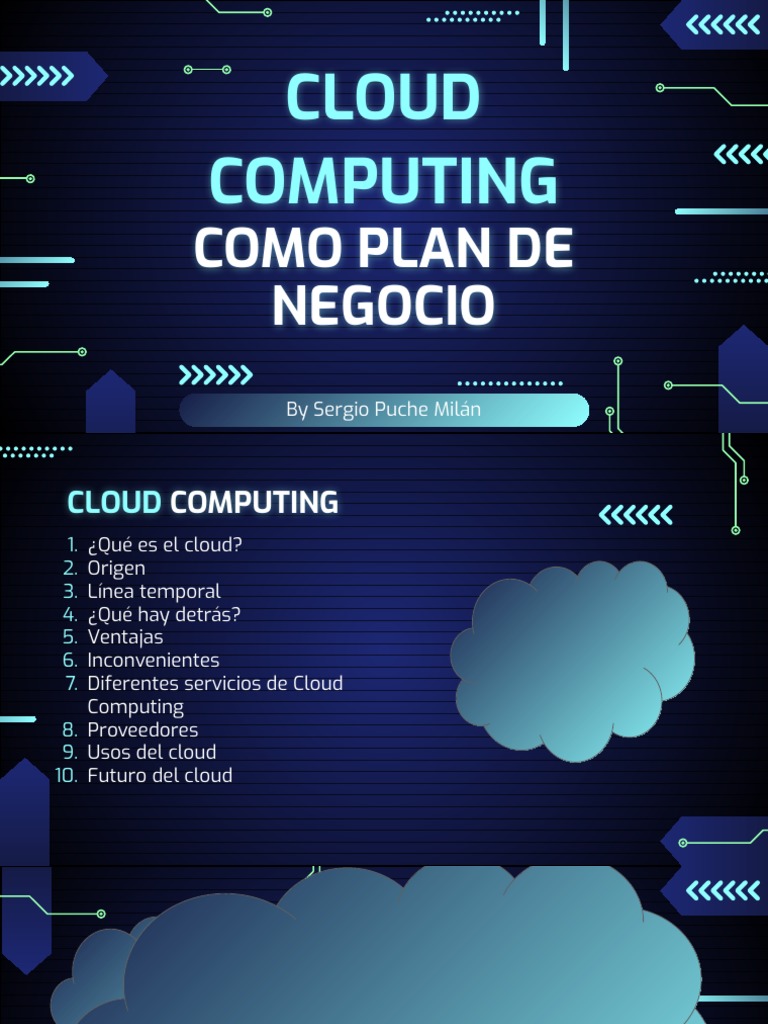 Cloud Computing como Plan de Negocio | PDF | Computación en la nube ...