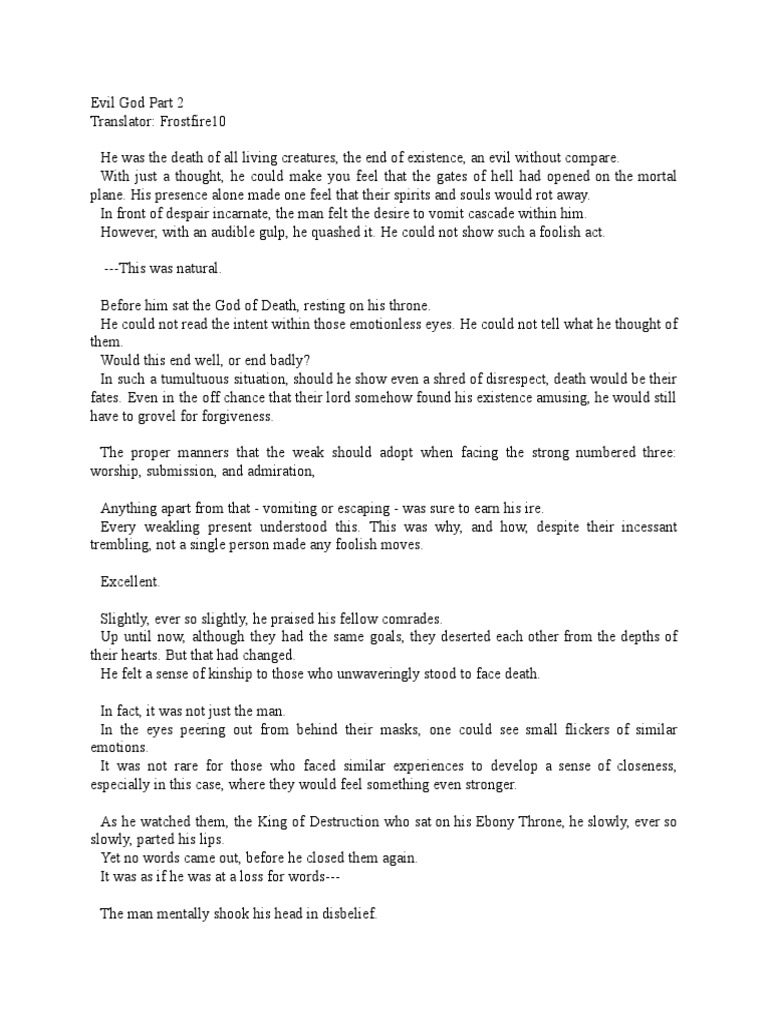 Overlord Web Novel Second Half Chapter 19 PDF Thought Experience