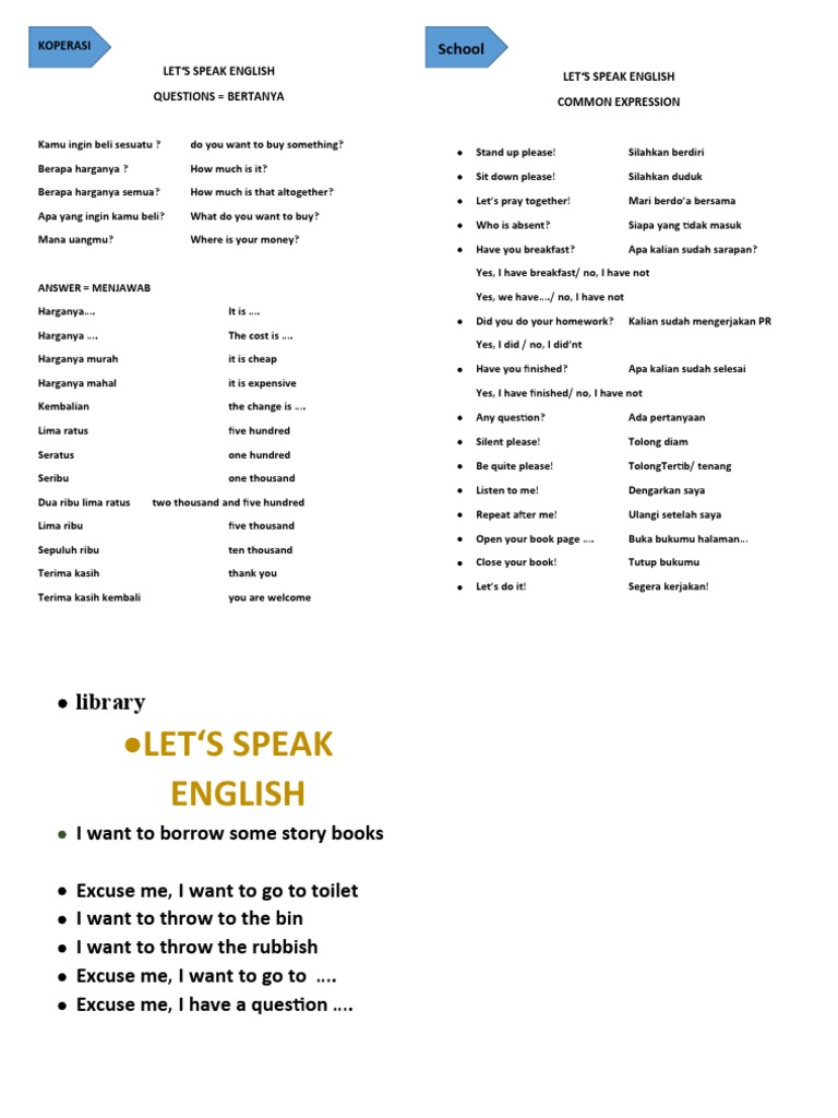 Let S Speaking English Pdf