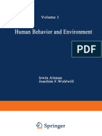 Human Behavior and Environment Advances in Theory and Research. Volume 1 by Timothy O'Riordan (Auth.), Irwin Altman, Joachim F. Wohlwill (Eds.)