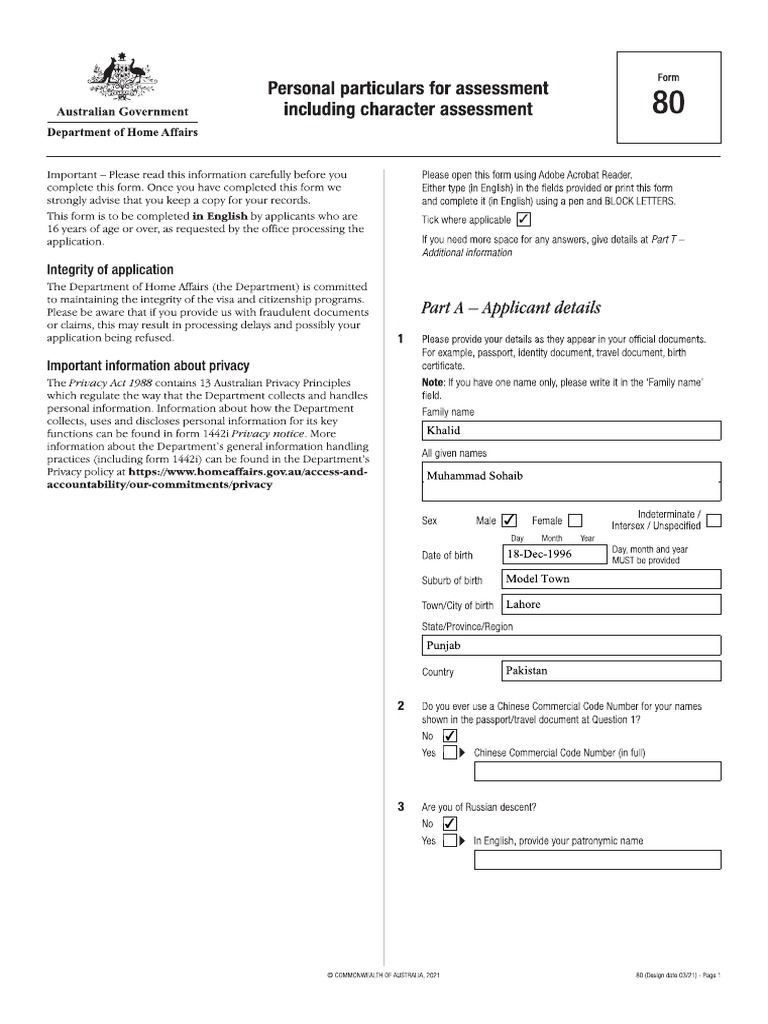 Form 80 Compressed | PDF