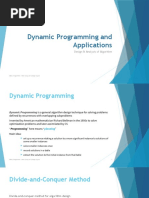 Dynamic Programming and Applications