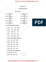 CBSE Class 2 Mathematics Comparing Numbers