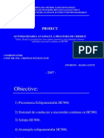 Automatizarea Avansată A Proceselor Chimice