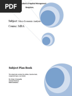 Microeconomics Analysis