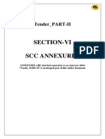 Section-Vi SCC Annexures: Tender - PART-II