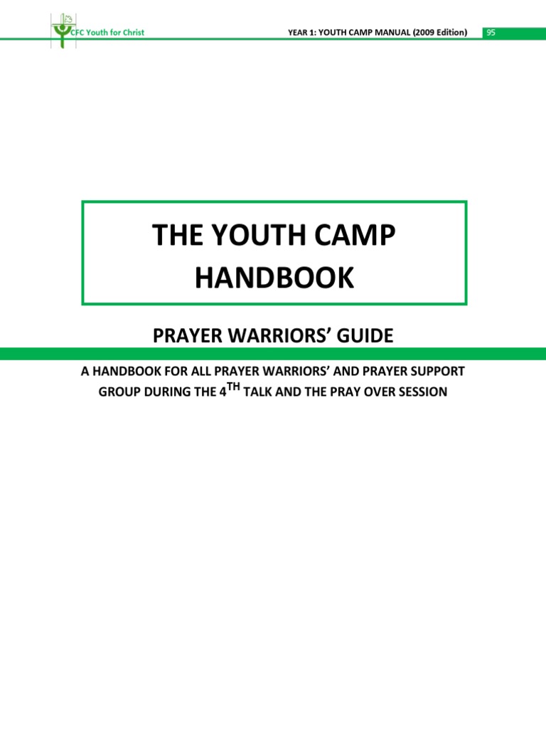 Youth Camp Prayer Warriors Guide | PDF | Mary, Mother Of Jesus | Lord's ...