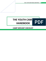 Camp Servant Checklist