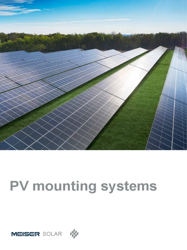 Meiser Solar PV Mounting Solutions | PDF | Deep Foundation | Screw