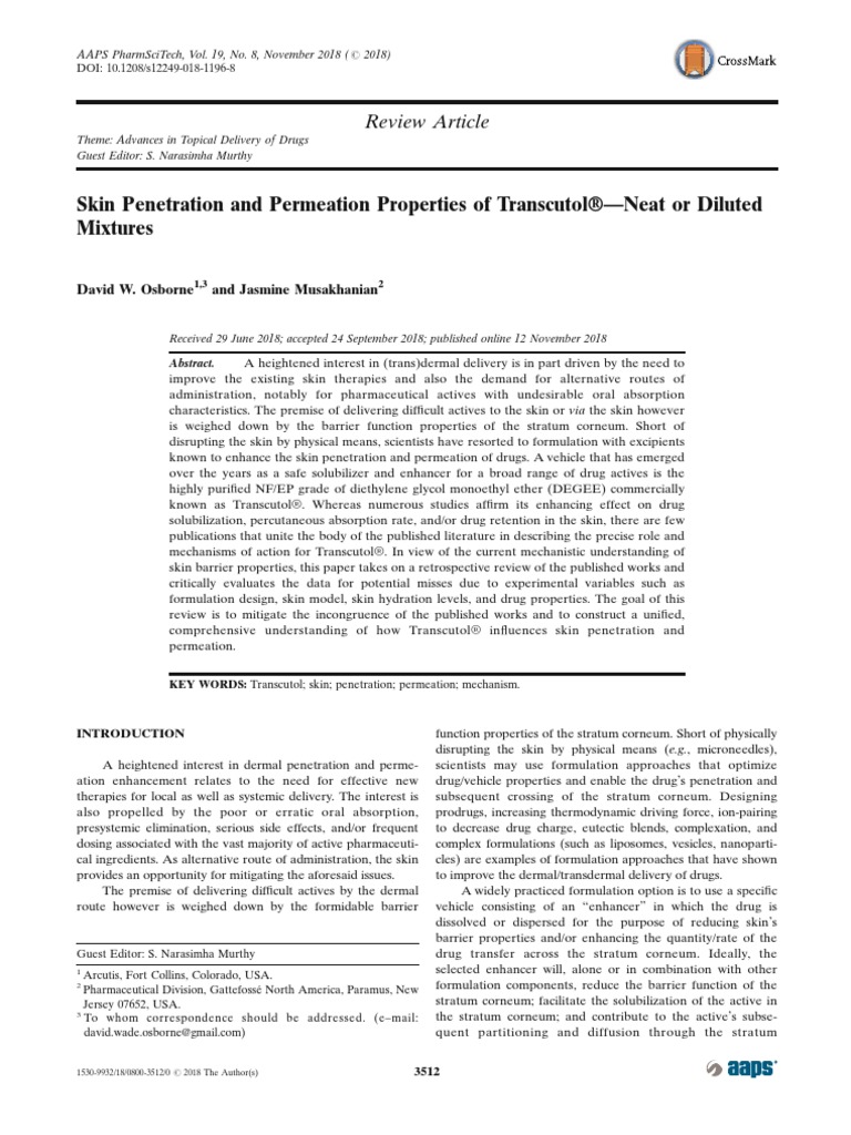 Transcutol | PDF