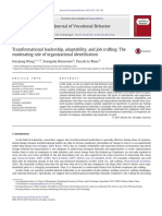 Transformational Leadership Adaptability and Job Craft 2017 Journal of Voc