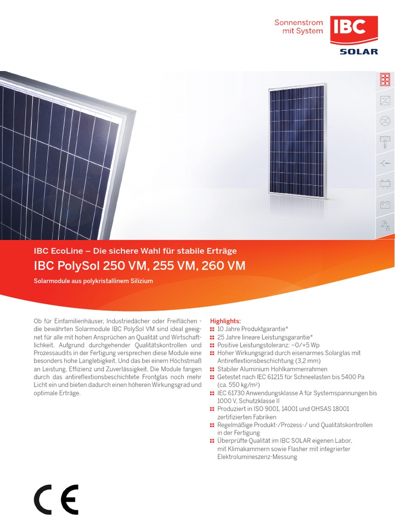 IBC PolySol 250 - 260 VM | PDF
