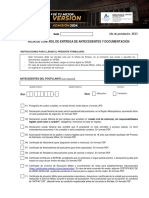 10 - Hoja Control Entrega de Antecedentes y Documentacion POSTULANTE