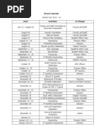 Approved 2022 2023 CPSB School Calendar | PDF | Academic Term | Educational  Institutions