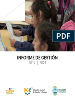 Informe Gestion DGE 2019 A 2021