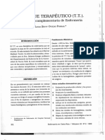 El Toque Terapeutico T.T Asistencia Complementaria de Enfermeria