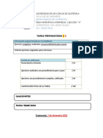 Tarea Preparatoria: Información Proporcionada Por El Estudiante