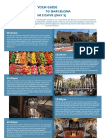 Itinerario Barcellona